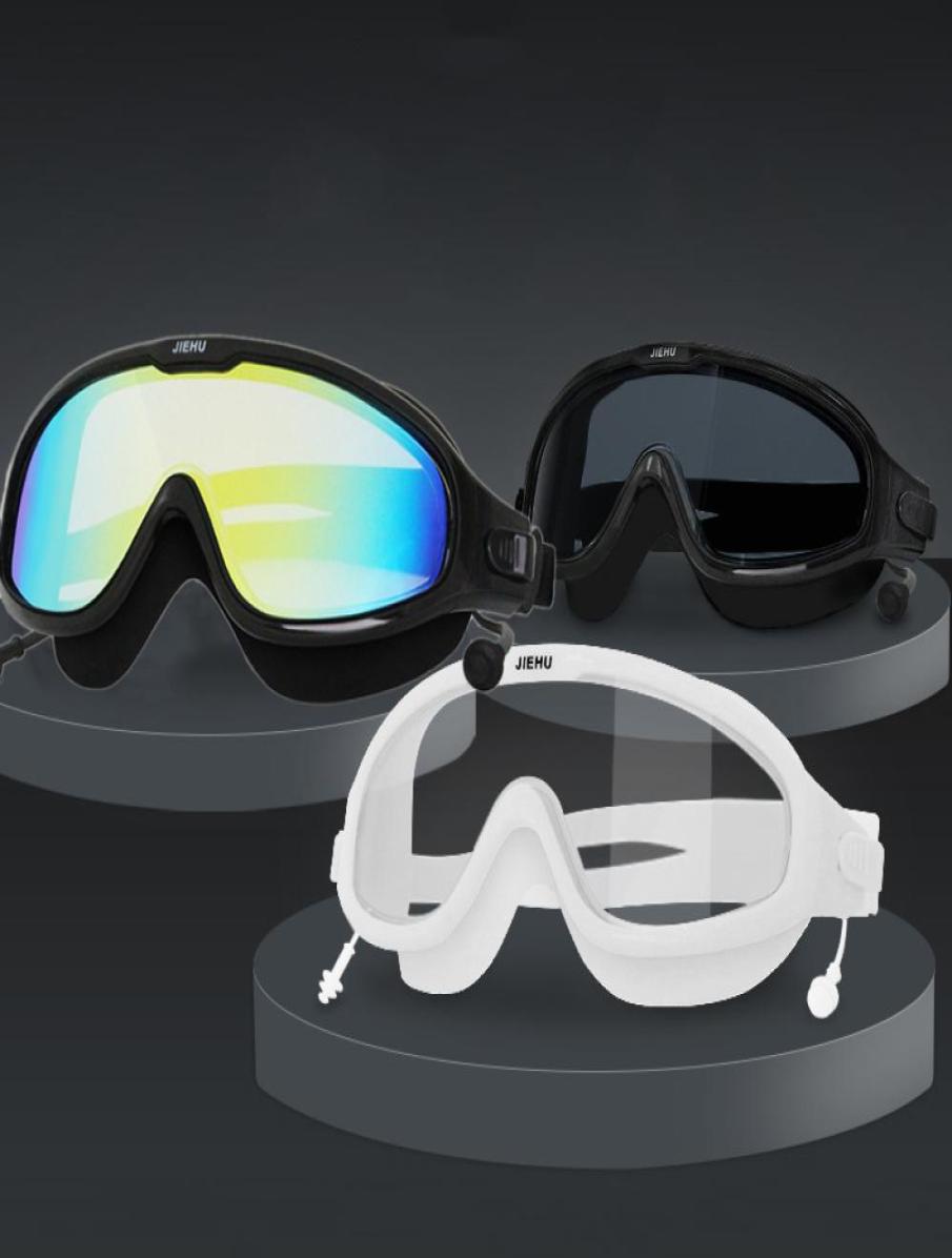 Goggles Adult Swimming Goggles Large Frame with ear plug Waterproof Anti Fog Swim Glasses beach eye mask men women 2210246213788
Goggles Adult Swimming Goggles Large Frame with ear plug Waterproof Anti Fog Swim Glasses beach eye mask men women 2210246213788