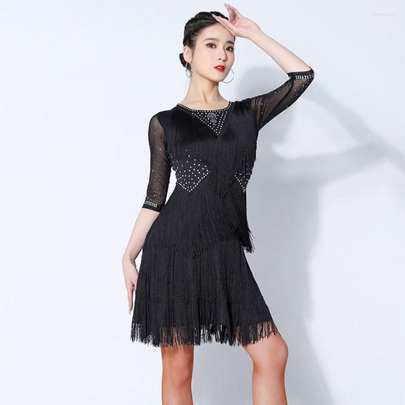 Stage Wear Half Design Female Latin Dance Dress For Women Dresses Competition Ballroom Dancing Costume 2306, Blue
Stage Wear Half Design Female Latin Dance Dress For Women Dresses Competition Ballroom Dancing Costume 2306, Blue