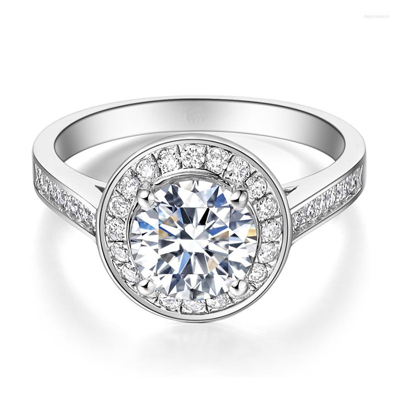 Cluster Rings 14K Au585 White Gold Ring Women Wedding Anniversary Engagement Party CROWN 4 Claw Round Moissanite Diamond Elegant Trendy
Cluster Rings 14K Au585 White Gold Ring Women Wedding Anniversary Engagement Party CROWN 4 Claw Round Moissanite Diamond Elegant Trendy
