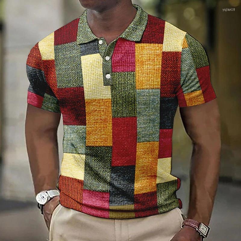 Men' Polos Vintage Men' Polo Shirt 3D Plaid Print Casual Short Sleeve Tops Clothing Oversized Men T-Shirt Summer Breathable, S01-yh00175
Men' Polos Vintage Men' Polo Shirt 3D Plaid Print Casual Short Sleeve Tops Clothing Oversized Men T-Shirt Summer Breathable, S01-yh00175