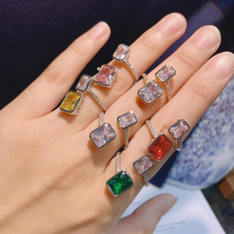 Wedding Rings HIBRIDE Arrival Geometric Design Cubic Zircon Women White Gold Color Finger Ring Bridal Gifts Bijoux Femme R-250
Wedding Rings HIBRIDE Arrival Geometric Design Cubic Zircon Women White Gold Color Finger Ring Bridal Gifts Bijoux Femme R-250