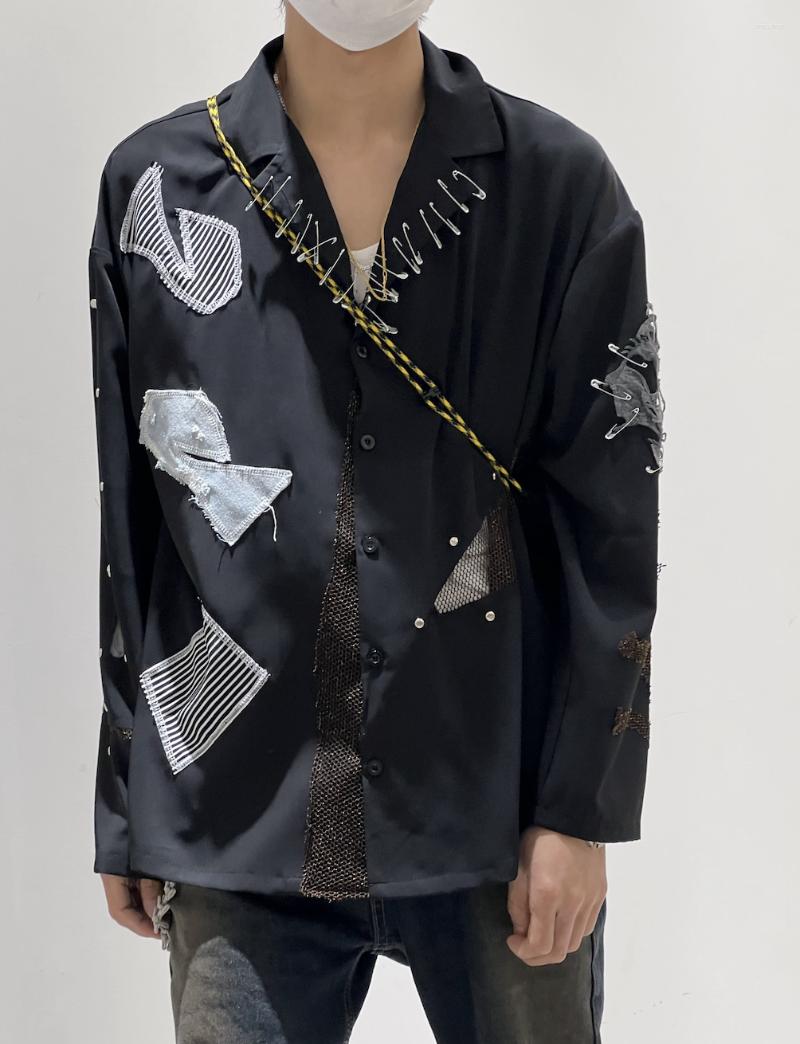 Men's Casual Shirts Hj0758 Fashion Men's 2023 Runway Luxury European Design Party Style Clothing, Black
Men's Casual Shirts Hj0758 Fashion Men's 2023 Runway Luxury European Design Party Style Clothing, Black