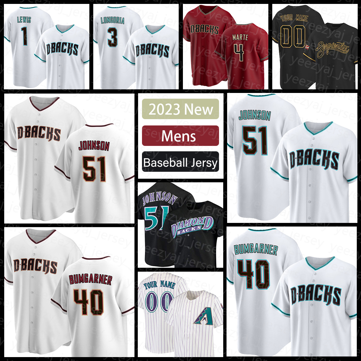 New Baseball Jersey Wear Man Custom Diamondbacks 20 Luis Gonzalez 51 Randy Johnson Corbin Carroll Adolis Garcia Arizona Joe Mantiply Dominic Fletcher Ketel Marte, Mens (xiangweishe) 
New Baseball Jersey Wear Man Custom Diamondbacks 20 Luis Gonzalez 51 Randy Johnson Corbin Carroll Adolis Garcia Arizona Joe Mantiply Dominic Fletcher Ketel Marte, Mens (xiangweishe)