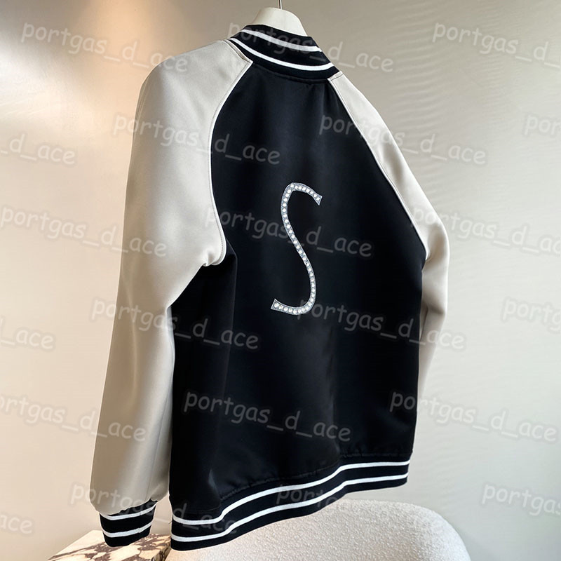 Women Baseball Coat Letter Embroidered Long Sleeve Contrast Color Jacket Casual Sports Baseball Jackets, Black with label@#0524
Women Baseball Coat Letter Embroidered Long Sleeve Contrast Color Jacket Casual Sports Baseball Jackets, Black with label@#0524