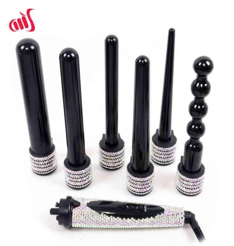 6 IN 1 Crystal Curling Iron Diamond Hair Curler Wand Set Rhinestone Hair Curler Sytling Tools H2204237732554
6 IN 1 Crystal Curling Iron Diamond Hair Curler Wand Set Rhinestone Hair Curler Sytling Tools H2204237732554
