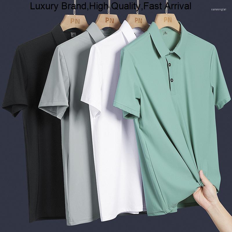 Men's Polos Fashion Clothing Ice Silk Summer Men's Casual Slim Fit Seamless Mens Polo Shirt, Black
Men's Polos Fashion Clothing Ice Silk Summer Men's Casual Slim Fit Seamless Mens Polo Shirt, Black