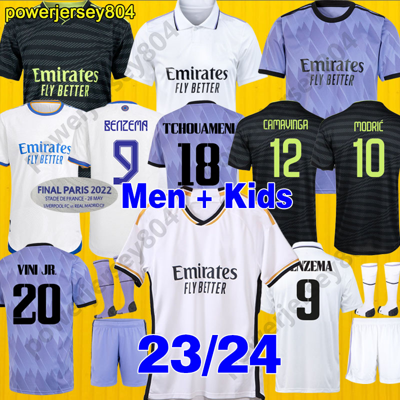 22 23 24 BENZEMA Finals soccer jerseys football shirt player version VINI JR REAL MADRIDS CAMAVINGA TCHOUAMENI VALVERDE ASENSIO MODRIC camiseta men kids 2023 2024, Home kids socks
22 23 24 BENZEMA Finals soccer jerseys football shirt player version VINI JR REAL MADRIDS CAMAVINGA TCHOUAMENI VALVERDE ASENSIO MODRIC camiseta men kids 2023 2024, Home kids socks