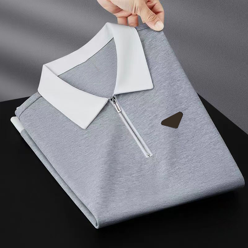 Mens Polos Casual Shirt High Quality Cotton T-Shirt Zippers Neck Short Polo Man Tops Tees Designer Tshirts Asian Size -3XL, Black
Mens Polos Casual Shirt High Quality Cotton T-Shirt Zippers Neck Short Polo Man Tops Tees Designer Tshirts Asian Size -3XL, Black