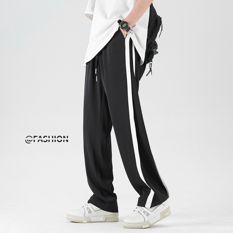 Ice silk pants 2013 new summer sports pants youth hundred leggings men's casual pants personality fashion straight leg pants