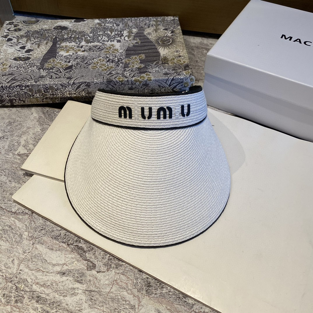 Miu Letter Fisherman Hat Female Designer Beanie cap Summer Sunscreen Sun hat Sun hat 
Miu Letter Fisherman Hat Female Designer Beanie cap Summer Sunscreen Sun hat Sun hat