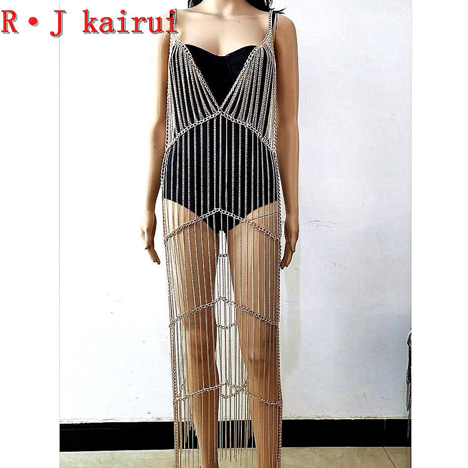 Necklaces New Fashion Style RJ03 Gold Chains Neck Bra Dress Chains Long Costume Chains Jewelry Dress 2 Colors
Necklaces New Fashion Style RJ03 Gold Chains Neck Bra Dress Chains Long Costume Chains Jewelry Dress 2 Colors
