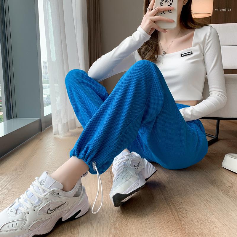 Women's Pants 2023 Fashion Green Sweatpants For Women Spring Baggy High Waist Jogger Wide Leg Trousers Femme Loose Sports Summer