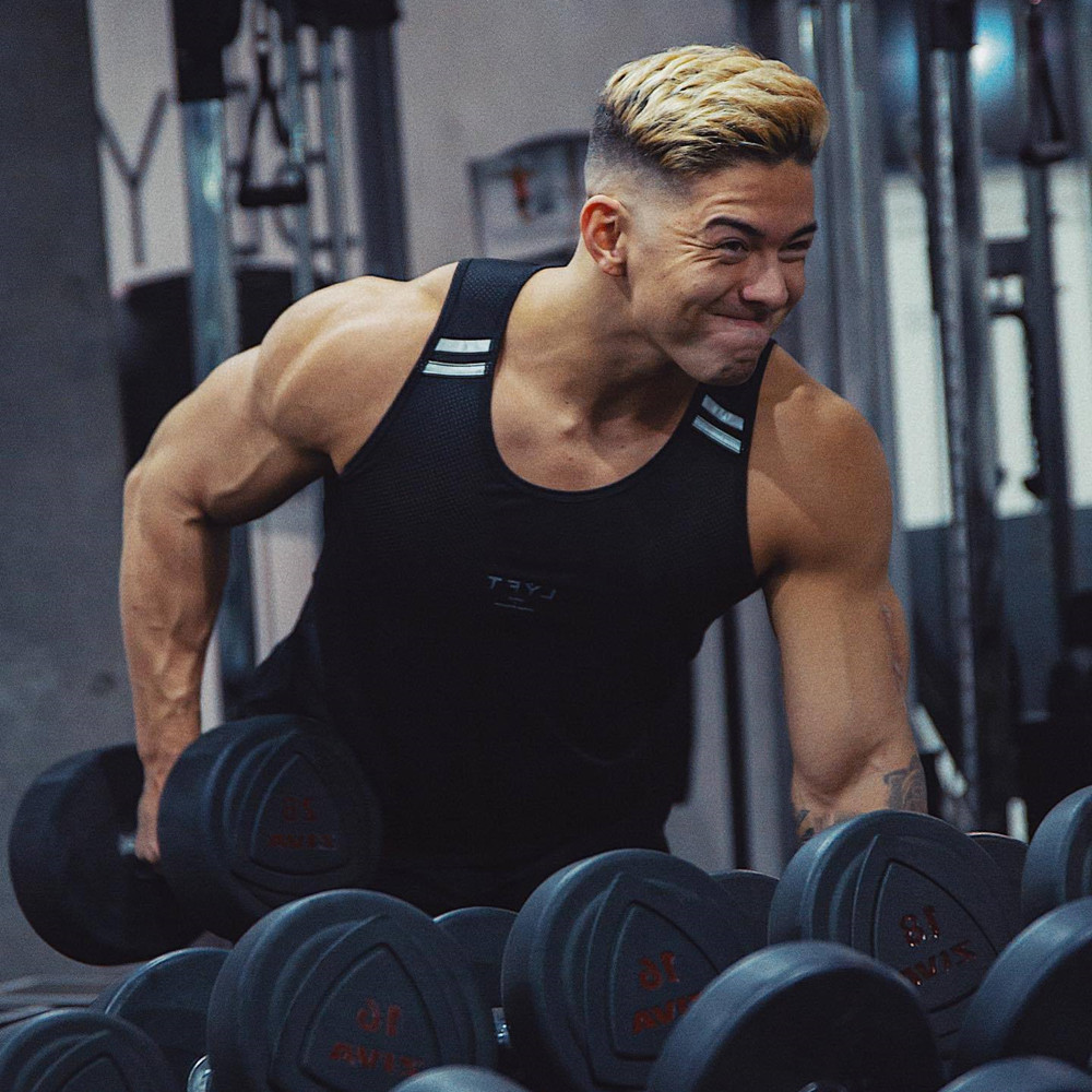 Mens Tank Tops Mesh Quick Dry Men Gym Fitness Bodybuilding Sports Sleeveless Shirt Male Summer Casual Stringer Singlet Vest Clothing 230524