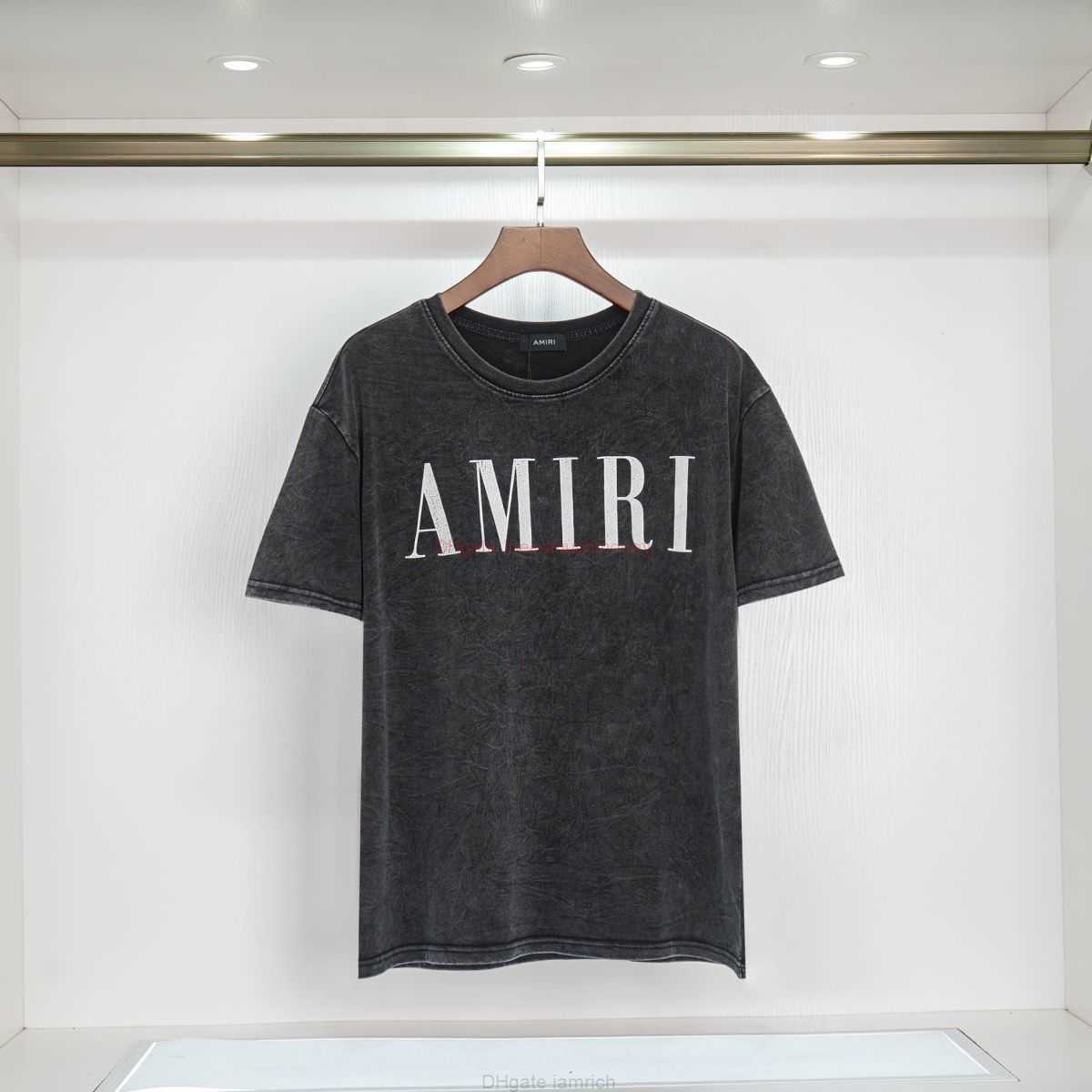 Designer Fashion Clothing Amires Tees Am Tshirt 2023 New Fashion Brand Amies Emir Shortsleeved Tshirt Men Womens Same Style Washed Old Letters Fashion Casual Top Lux, Black
Designer Fashion Clothing Amires Tees Am Tshirt 2023 New Fashion Brand Amies Emir Shortsleeved Tshirt Men Womens Same Style Washed Old Letters Fashion Casual Top Lux, Black