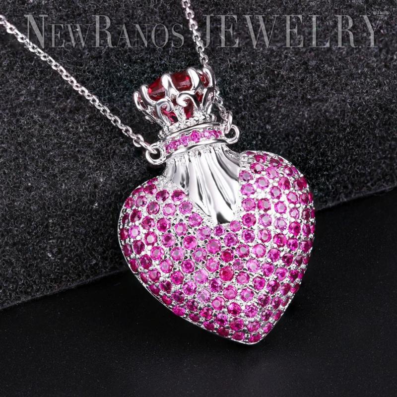 Pendant Necklaces Ranos Loving Heart Necklace Cubic Zirconia Crystal Open Lockets Perfume For Women Fashion Jewelry PGY026
Pendant Necklaces Ranos Loving Heart Necklace Cubic Zirconia Crystal Open Lockets Perfume For Women Fashion Jewelry PGY026
