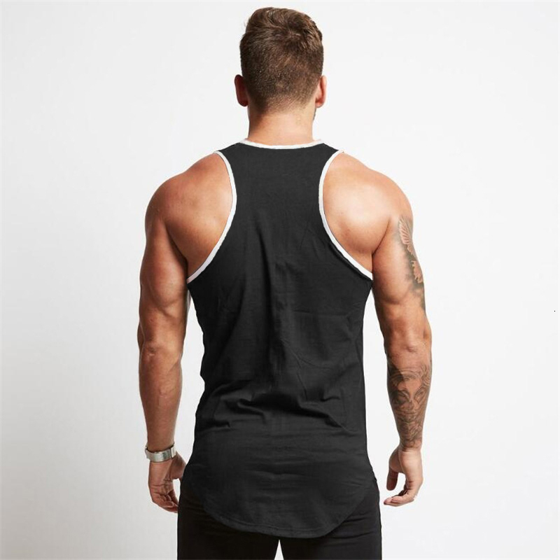 Mens Tank Tops Blank gym clothing Bodybuilding tank top Man summer fashion sleeveless shirt cotton fitness sportswear slim muscle vests 230524