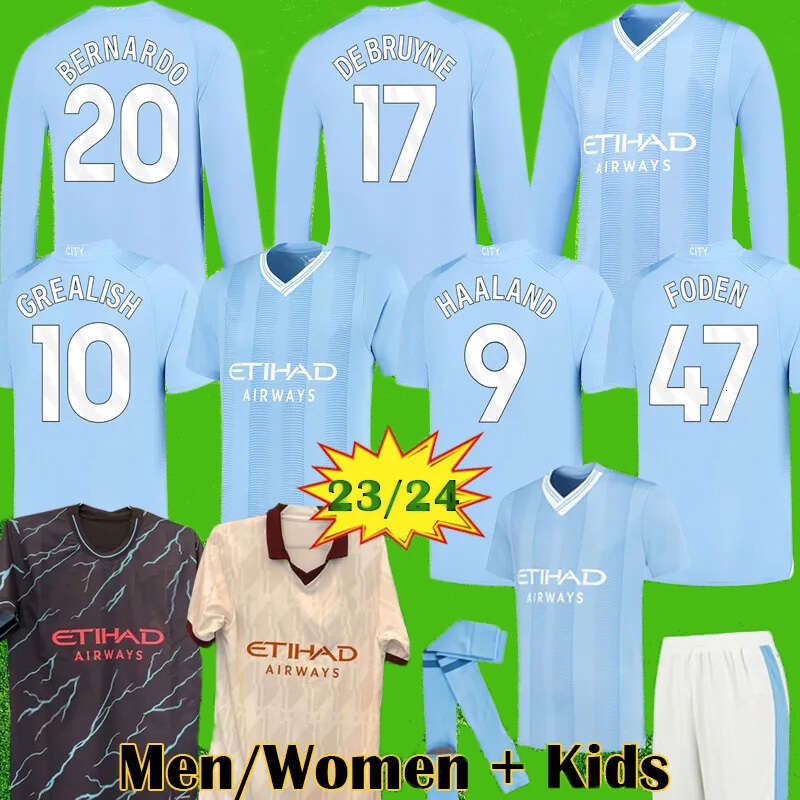 2023 2024 De Bruyne Haaland Long Sleeve Blue Moon Soccer Jerseys Foden Grealish Mahrez Mans Cities Football Shirt Bernardo Phillips Rodrigo 23 24, White
2023 2024 De Bruyne Haaland Long Sleeve Blue Moon Soccer Jerseys Foden Grealish Mahrez Mans Cities Football Shirt Bernardo Phillips Rodrigo 23 24, White