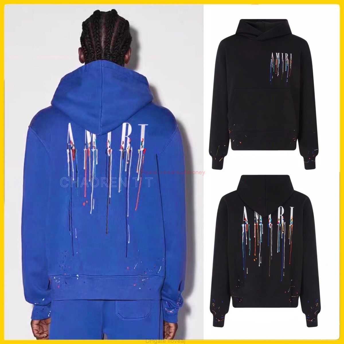 Designer Clothing Mens Sweatshirts Amires Am Hoodies High Edition Amies 2xs New Hand Painted Embroidery Speckle Letter Drop Pullover Hoodie Embroidery Fashion Str, Shipping fee 
Designer Clothing Mens Sweatshirts Amires Am Hoodies High Edition Amies 2xs New Hand Painted Embroidery Speckle Letter Drop Pullover Hoodie Embroidery Fashion Str, Shipping fee