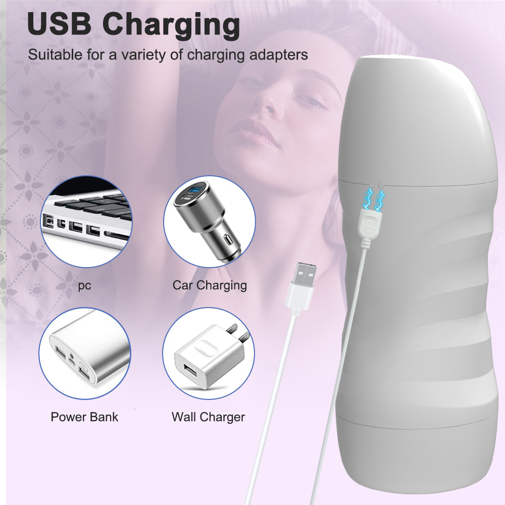 Masturbators Real Automatic Sucking Vibrator Male Mastuator Oral Sex Vaginal Sex Machine Sex Toys Adult Products 230524
