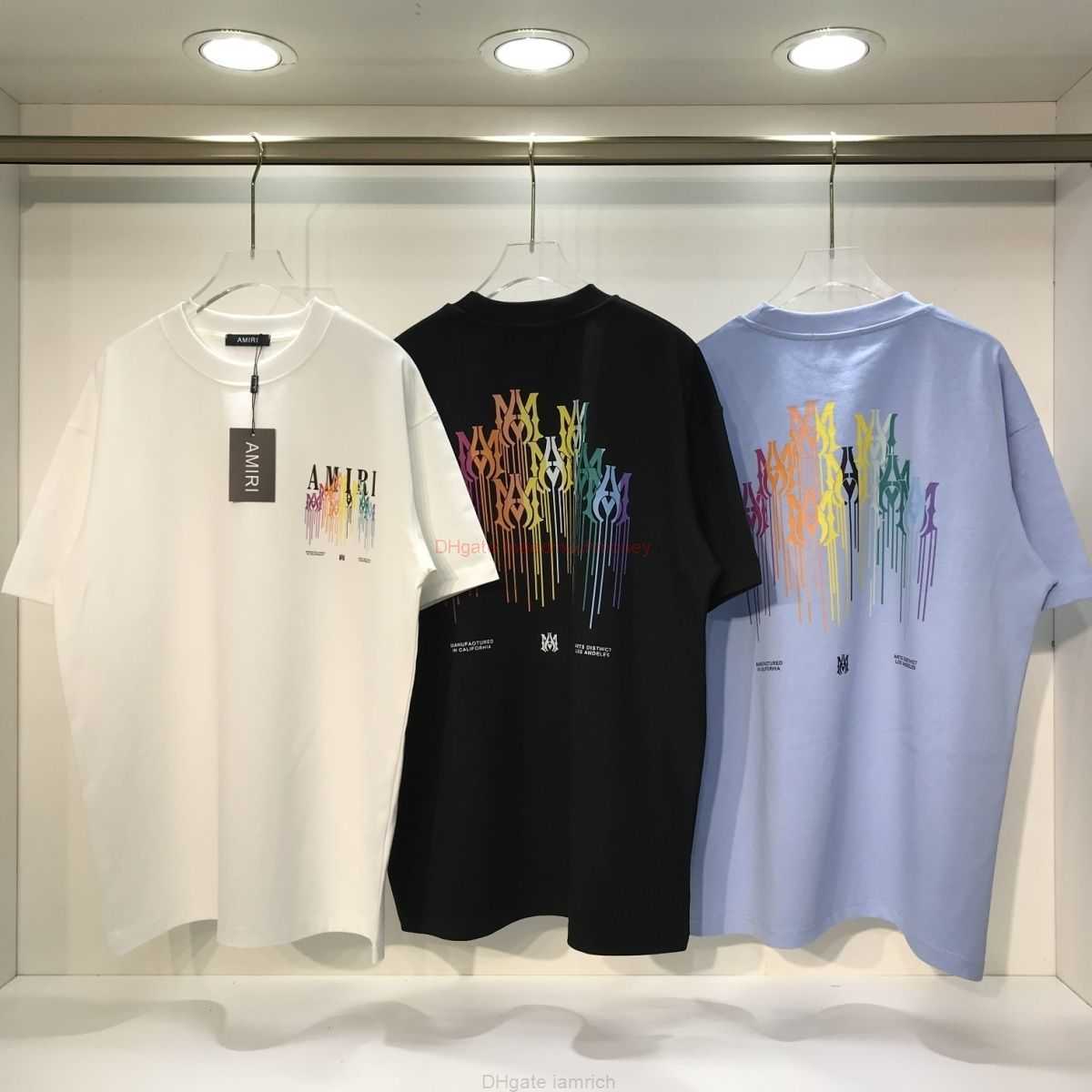 Designer Fashion Clothing Amires Tees Am Tshirt New Amies Fashion Brand Drip Printing Round Neck Short Sleeve Mens Womens Loose Star Tshirt for the Year of the Rabbit L, White
Designer Fashion Clothing Amires Tees Am Tshirt New Amies Fashion Brand Drip Printing Round Neck Short Sleeve Mens Womens Loose Star Tshirt for the Year of the Rabbit L, White