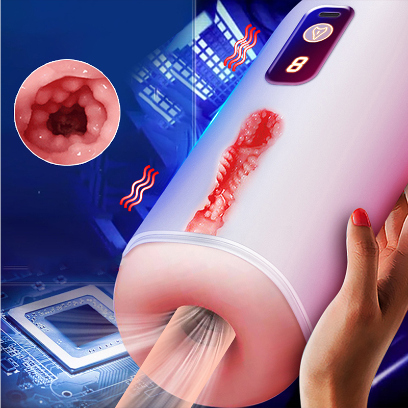 Masturbators Male Milking Machine Vaginal Vibrator Male Automatic Sucking Oral Sex Aircraft Cup Sex Toys Adult Products 230524