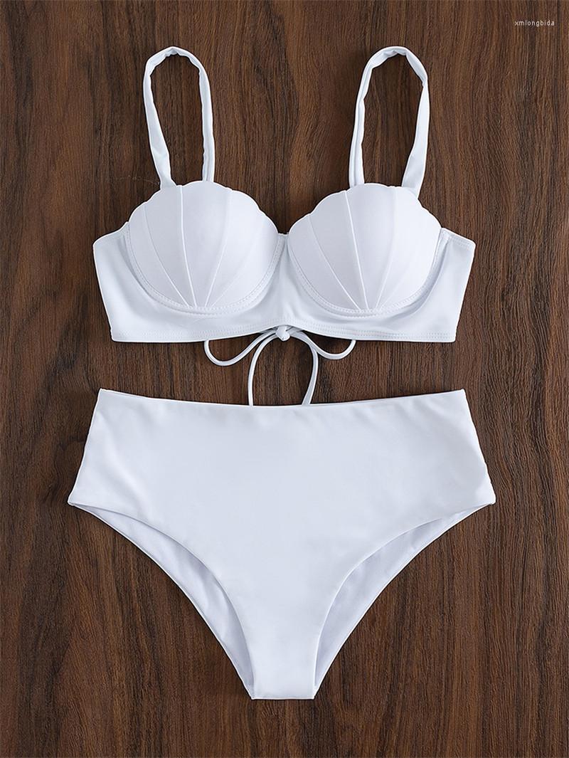 Women's Swimwear 2023 Lady's Clothing White Shell Bikinis Set High Waist Underwired Push Up Bikini Womens Swimsuit Bathing Suit Biquini
Women's Swimwear 2023 Lady's Clothing White Shell Bikinis Set High Waist Underwired Push Up Bikini Womens Swimsuit Bathing Suit Biquini