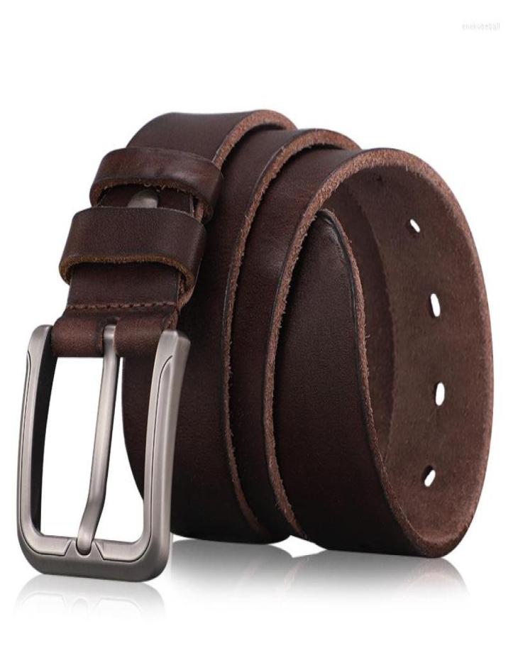 Belts Men Top Layer Leather Casual High Quality Belt Vintage Design Pin Buckle Genuine For Original Cowhide5067381, Black
Belts Men Top Layer Leather Casual High Quality Belt Vintage Design Pin Buckle Genuine For Original Cowhide5067381, Black