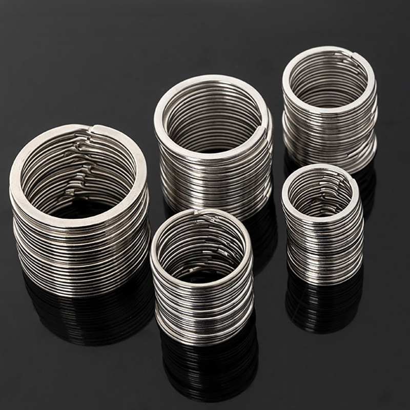 20Pcs Stainless Steel Key Chain Key Ring Round Flat Line Key Ring Keyrings Keychain Key Holder for Jewelry Making DIY Fndings
20Pcs Stainless Steel Key Chain Key Ring Round Flat Line Key Ring Keyrings Keychain Key Holder for Jewelry Making DIY Fndings