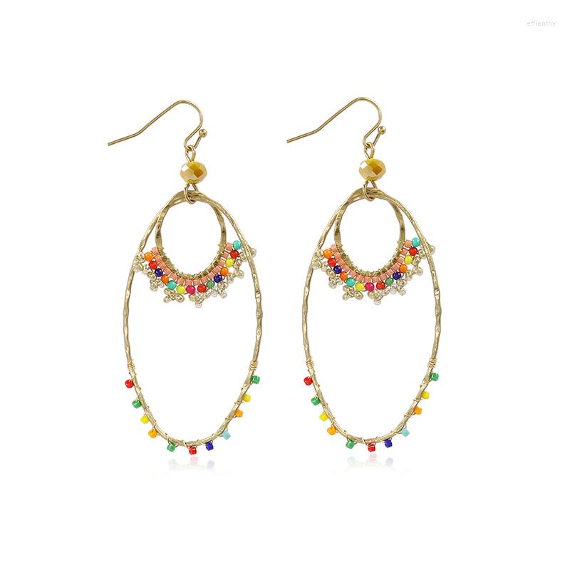 Dangle Earrings Badu Boho Earring Creative Oval Handmade Colorful Seed Beads Drop For Women Cute Statement Jewelry Gifts Brincos
Dangle Earrings Badu Boho Earring Creative Oval Handmade Colorful Seed Beads Drop For Women Cute Statement Jewelry Gifts Brincos