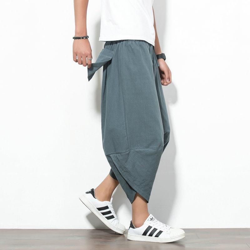 Men's Pants Streetwear Male Cross Harem Men 2023 Summer Solid Cotton Linen Casual Hiphop Jogger Trousers, Green
Men's Pants Streetwear Male Cross Harem Men 2023 Summer Solid Cotton Linen Casual Hiphop Jogger Trousers, Green