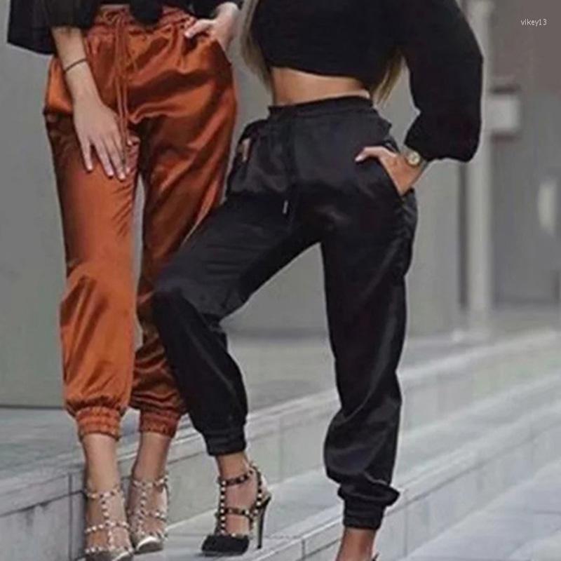 Women' Pants Bsolid Color Black Joggers Women Satin Summer 2023 High Waist Casual Cargo Sweatpants Korean Red Trousers
Women' Pants Bsolid Color Black Joggers Women Satin Summer 2023 High Waist Casual Cargo Sweatpants Korean Red Trousers