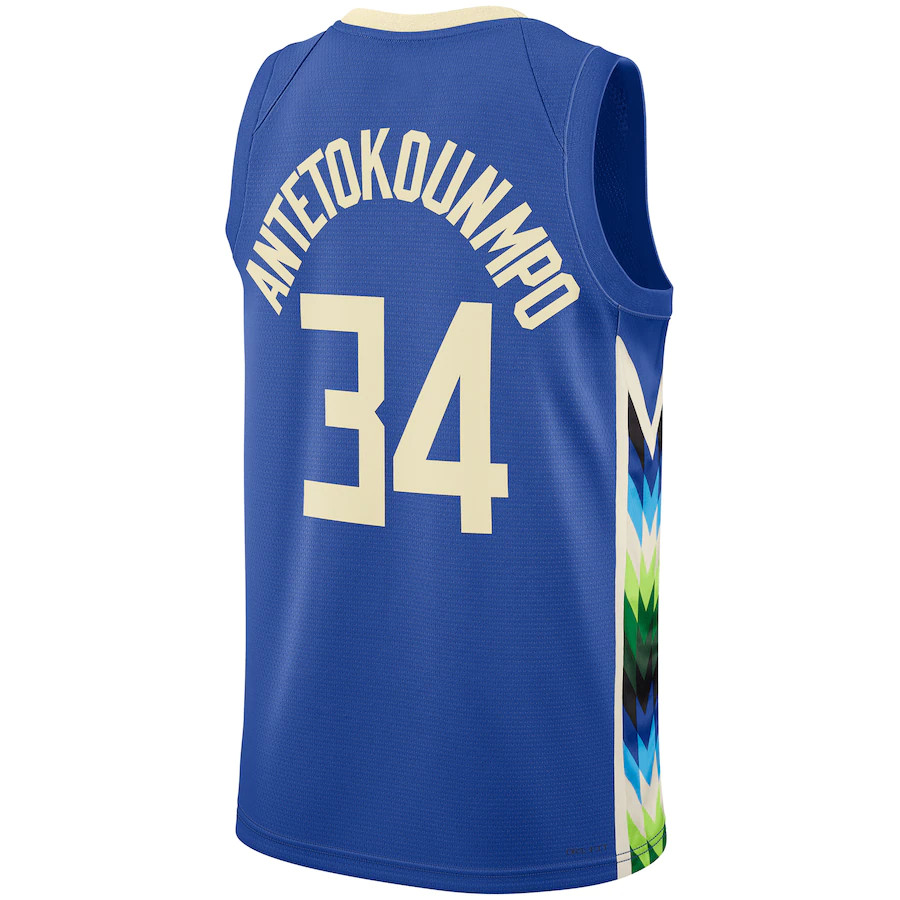 Giannis Antetokounmpo Jersey Basketball Jerseys Myles Turner Bobby Portis Kyle Kuzma Gary Trent Andre Jackson Kevin Porter Gary Harris Jericho Sims Ci