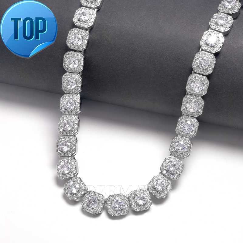 Wholesale Price Moissanite Chain 12mm Square Tennis Cluster Link Chain Sterling Silver 925 Moissanite Hiphop Tennis Necklace
Wholesale Price Moissanite Chain 12mm Square Tennis Cluster Link Chain Sterling Silver 925 Moissanite Hiphop Tennis Necklace