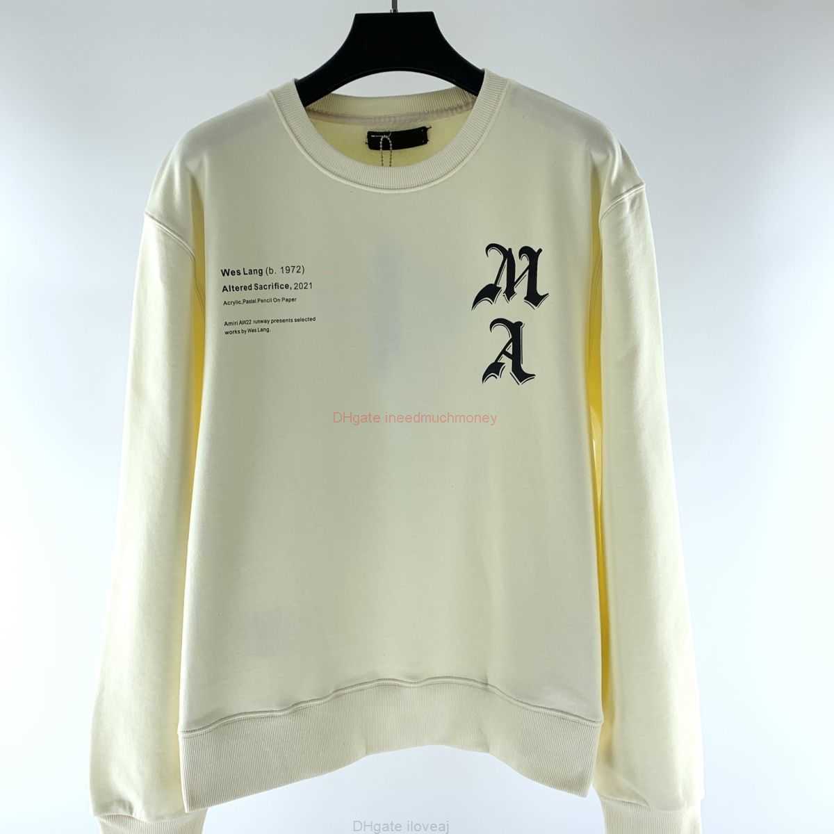 Designer Clothing Mens Sweatshirts Amires Am Hoodies Autumn Winter Tide Brand Amies Portrait Character Sanskrit Letter Casual Round Neck Loose Apricot Sweater Fas, Shipping fee
Designer Clothing Mens Sweatshirts Amires Am Hoodies Autumn Winter Tide Brand Amies Portrait Character Sanskrit Letter Casual Round Neck Loose Apricot Sweater Fas, Shipping fee