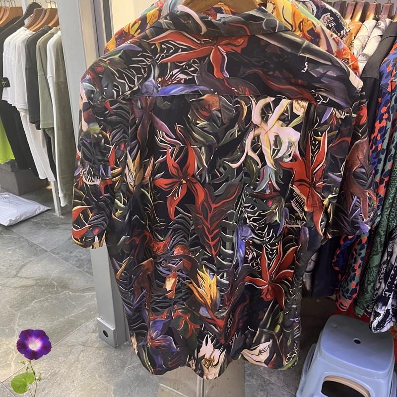 Men's Casual Shirts Japanese Wacko Maria Shirt Fashion Personality Hawaiian Loose Short Sleeve Men Women
Men's Casual Shirts Japanese Wacko Maria Shirt Fashion Personality Hawaiian Loose Short Sleeve Men Women