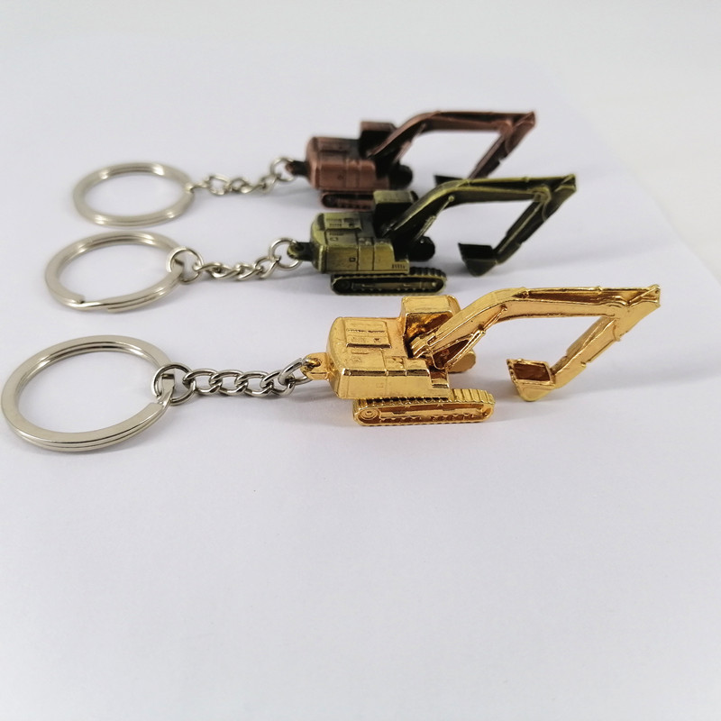 New Creative 3D Excavator Key Chain Fashion Car key Ring Charm Toys KeyChains Party Gift
New Creative 3D Excavator Key Chain Fashion Car key Ring Charm Toys KeyChains Party Gift