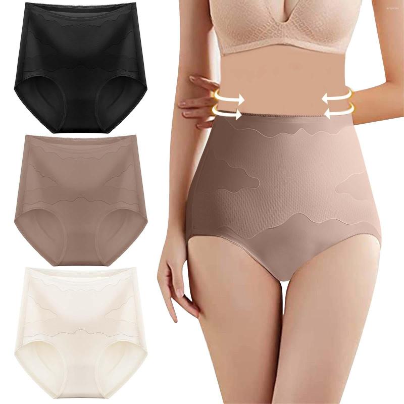 Women's Shapers Womens Comfortable High Waist Ice Silk Traceless Thin Shaping Underwear Bikini For Women Pack, Beige
Women's Shapers Womens Comfortable High Waist Ice Silk Traceless Thin Shaping Underwear Bikini For Women Pack, Beige