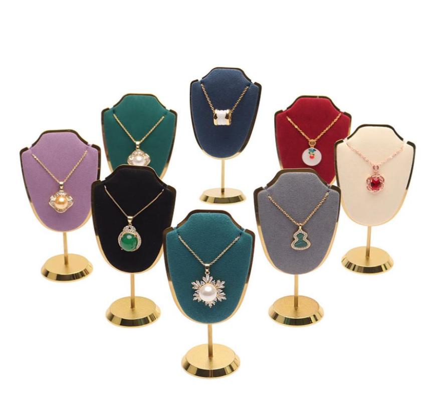 Metal Velvet Cloth Necklace Display Stand Home Women Jewelry Organizer Mall High Quality Pendant Display Props6563831
Metal Velvet Cloth Necklace Display Stand Home Women Jewelry Organizer Mall High Quality Pendant Display Props6563831