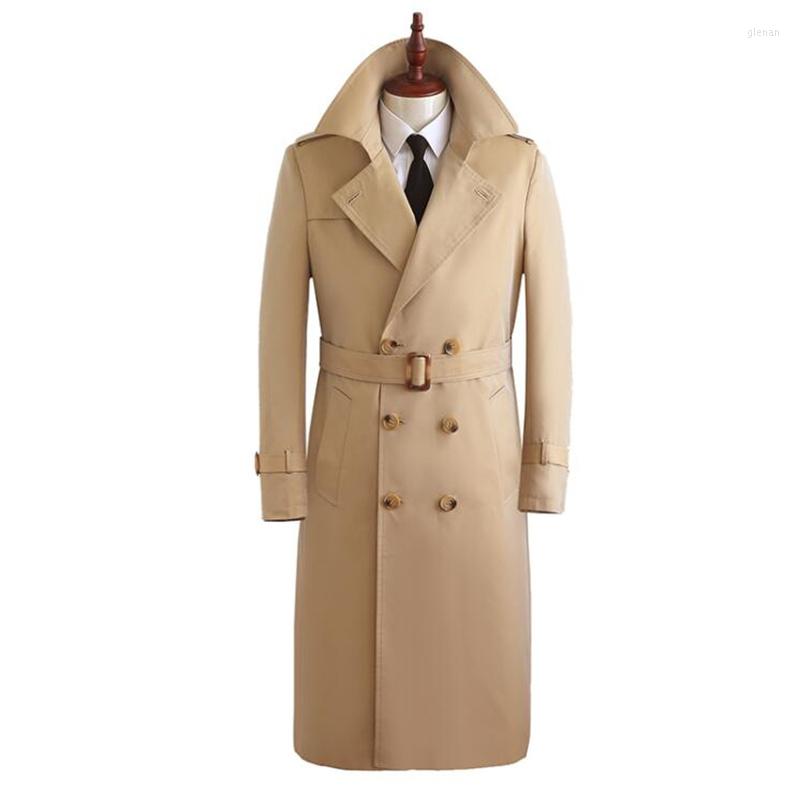 Men's Trench Coats Color-Changing Men'S Coat Long Style Over Knee Spring Autumn Fashion Gentleman Korean British Young Middle-Aged Cloth, Blue
Men's Trench Coats Color-Changing Men'S Coat Long Style Over Knee Spring Autumn Fashion Gentleman Korean British Young Middle-Aged Cloth, Blue
