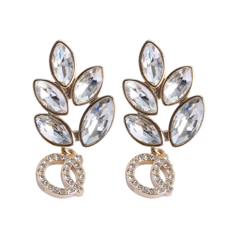 Luxury Brand Designer Earrings Double Letters Stud Clip Chain Geometric Famous Women Diamond Five Leaves Earring Wedding Party Jewerlry Accessories
Luxury Brand Designer Earrings Double Letters Stud Clip Chain Geometric Famous Women Diamond Five Leaves Earring Wedding Party Jewerlry Accessories