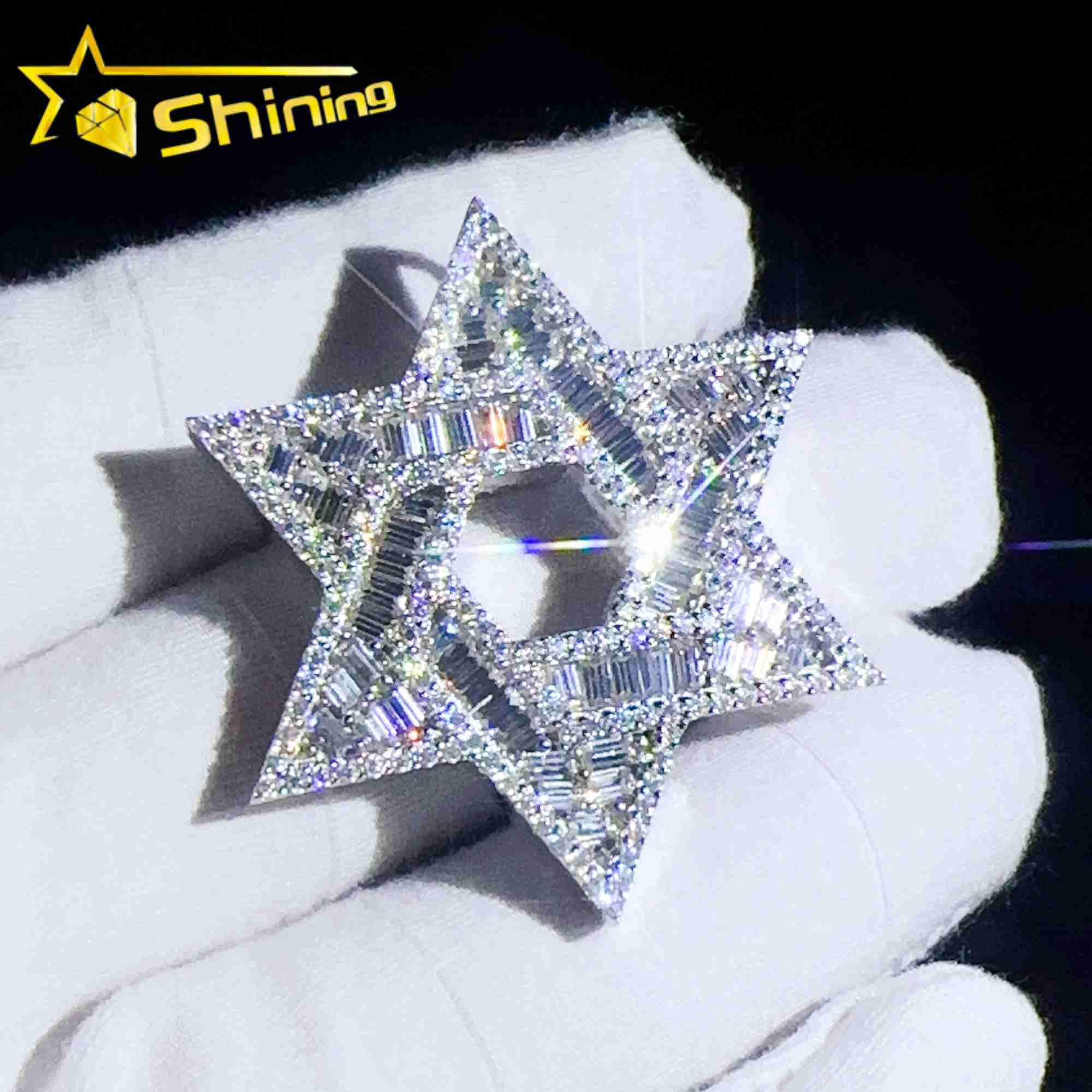 Iced out moissanite jewelry hip hop hexagon pendant GRA certified vvs d moissanite hollow out tennis necklace pendant
Iced out moissanite jewelry hip hop hexagon pendant GRA certified vvs d moissanite hollow out tennis necklace pendant