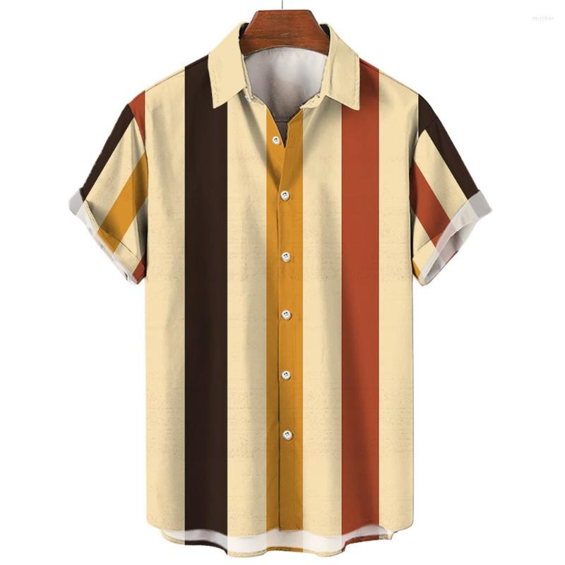 Men's Casual Shirts Fashion Striped Shirt Summer Harajuku Lapel Short Sleeve Blouse Street Trend Style Unisex Oversized T-shirt Cardigan, E01-hy10173
Men's Casual Shirts Fashion Striped Shirt Summer Harajuku Lapel Short Sleeve Blouse Street Trend Style Unisex Oversized T-shirt Cardigan, E01-hy10173