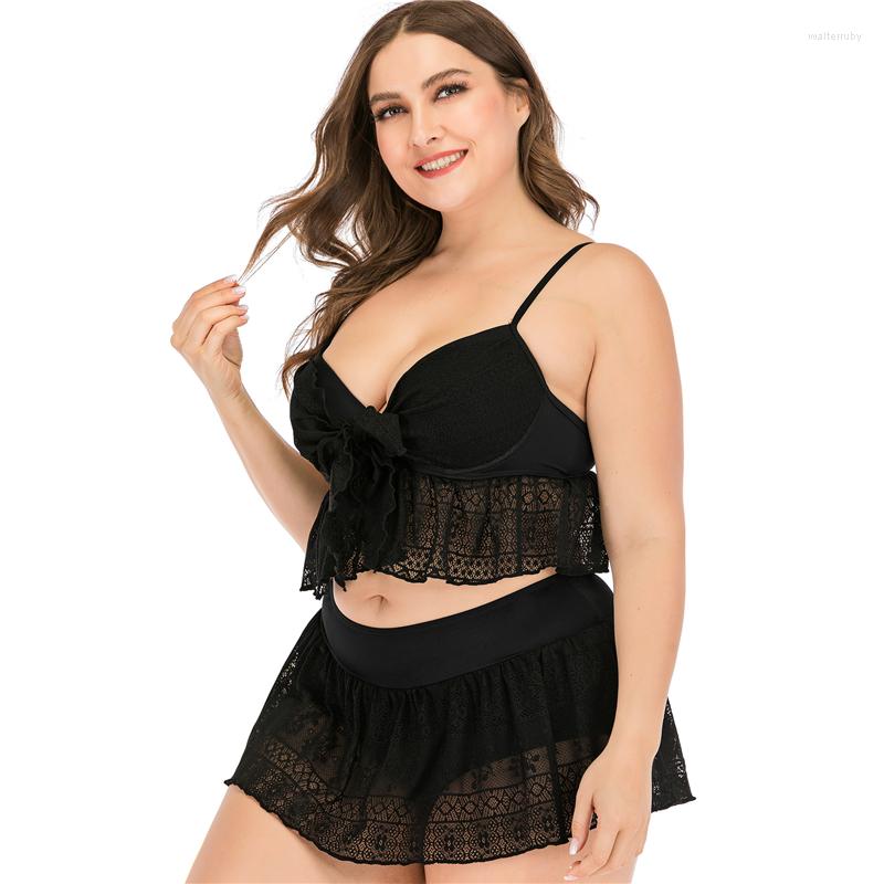 Women's Swimwear Sexy Black Plus Size 5XL Bikini Set 2023 Large Two-piece Swimsuit Women High Waist Push Up Beachwear
Women's Swimwear Sexy Black Plus Size 5XL Bikini Set 2023 Large Two-piece Swimsuit Women High Waist Push Up Beachwear