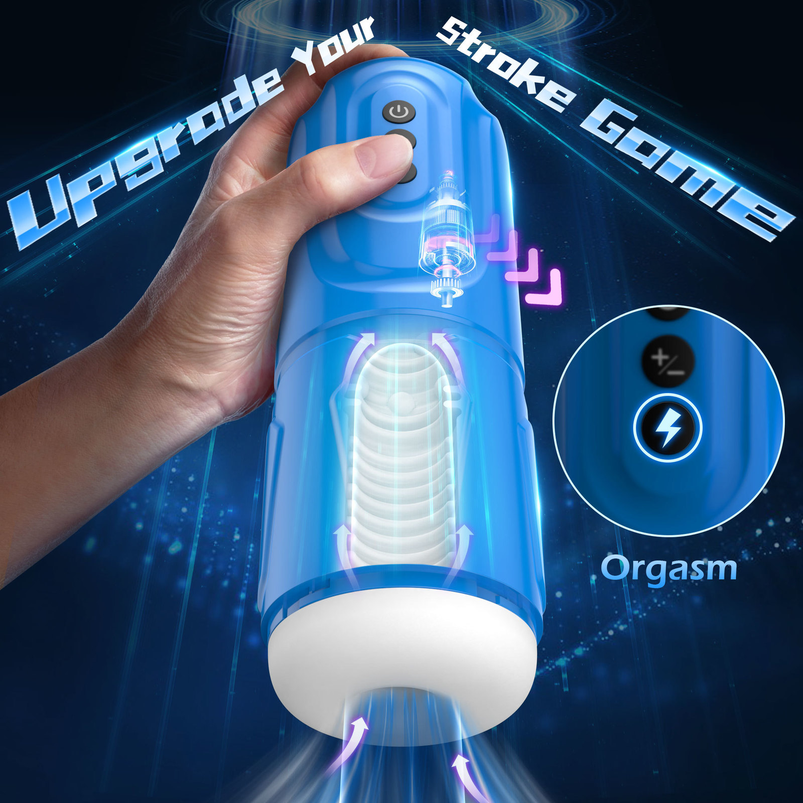 Masturbators Handless male masturbator retractable rotary oral sex suction machine soft silicone vaginal masturbation cup sex toy 230524