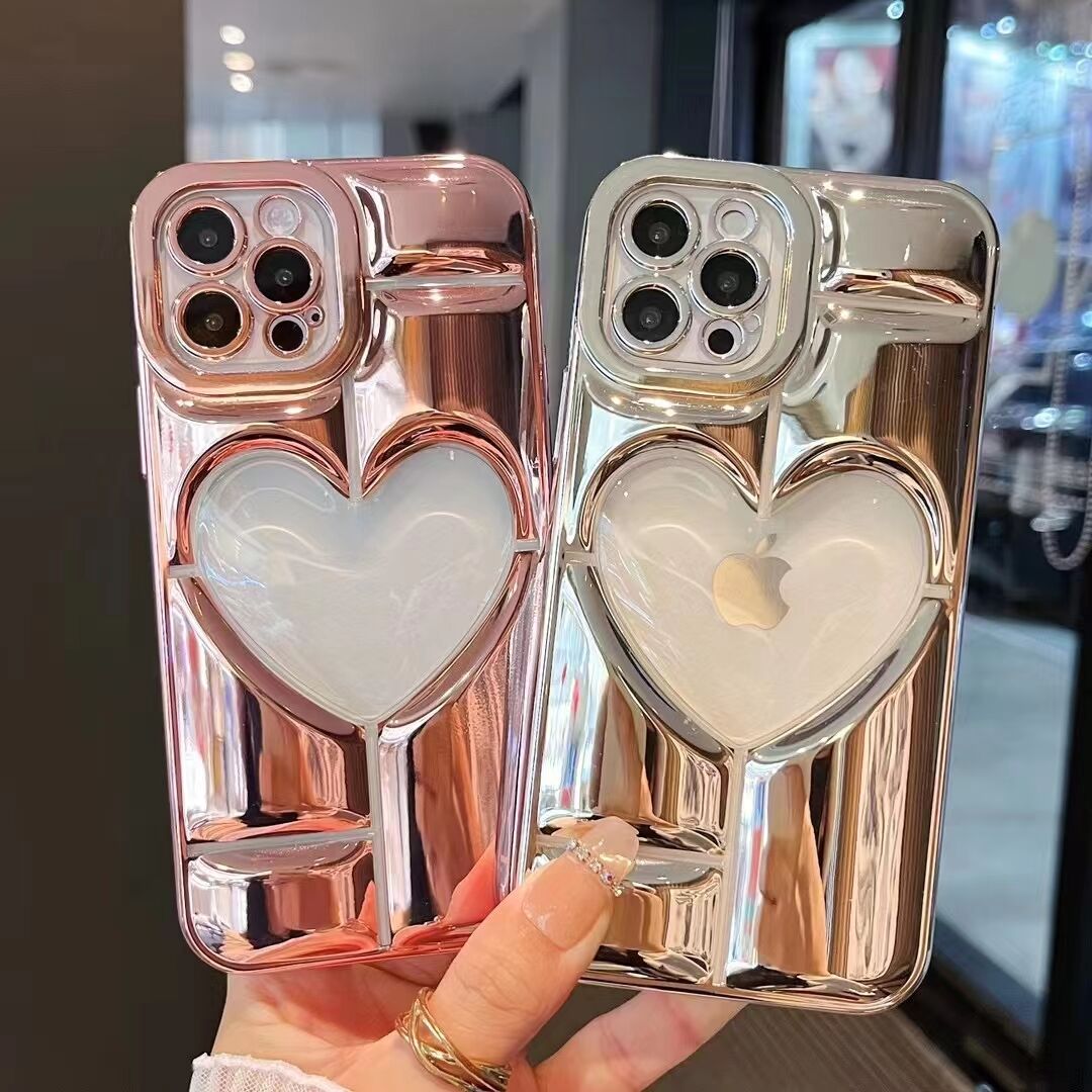 Electroplate Hollow Love Heart Case for iPhone 11 12 13 14 Pro Max 14 Plus Soft Silicon Shockproof Luxury Cover for iPhone 14Pro
Electroplate Hollow Love Heart Case for iPhone 11 12 13 14 Pro Max 14 Plus Soft Silicon Shockproof Luxury Cover for iPhone 14Pro