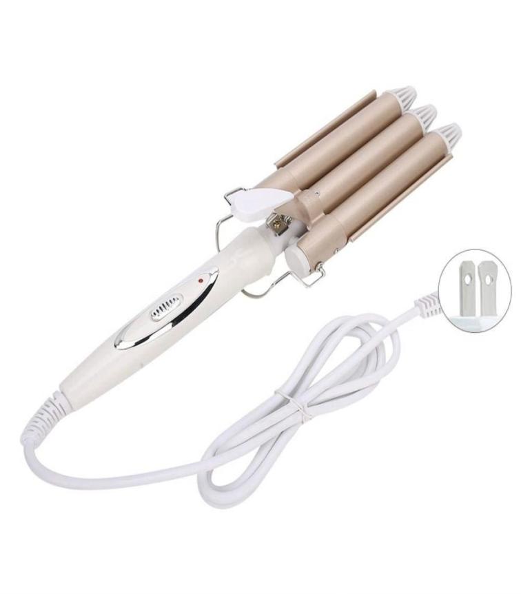 Professional Curling Iron Hair Tools Ceramic Triple Barrel Styler Waver Styling Curlers crimper iron 2202269425985
Professional Curling Iron Hair Tools Ceramic Triple Barrel Styler Waver Styling Curlers crimper iron 2202269425985