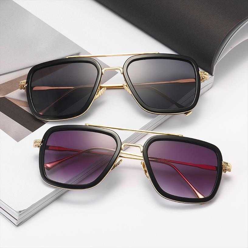 Tony Stark Ion Man Square Sunglasses Trendy Punk Sun Glasses For Men Vintage Metal Frame Retro Shades Gradient Eyeglasses
Tony Stark Ion Man Square Sunglasses Trendy Punk Sun Glasses For Men Vintage Metal Frame Retro Shades Gradient Eyeglasses