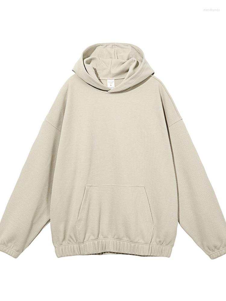 Men' Hoodies Waffle Men' Hooded Sweater High Street Tide Brand Loose Casual Long Sleeve FS, Black
Men' Hoodies Waffle Men' Hooded Sweater High Street Tide Brand Loose Casual Long Sleeve FS, Black