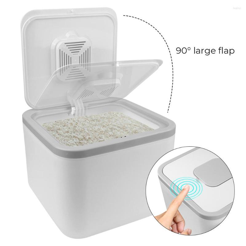 

Storage Bottles Rice Box Pet Dog Food Store Insect-Proof Moisture-Proof Kitchen Container 5KG 10KG Home Bucket Grain Sealed Jar