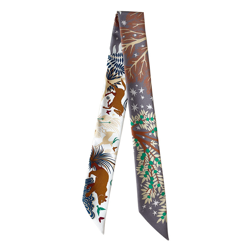 100% Silk 23 Colors Elegant Geometry Print Square Scarf Women Bandana Hairband Lady Head Wraps Female Shawl Fashion Neckerchief+box